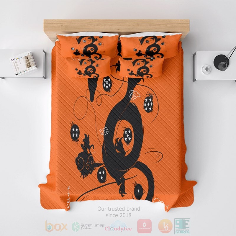 Dragon Ball Son Goku Shenron Vintage Classic Color Bedding Set